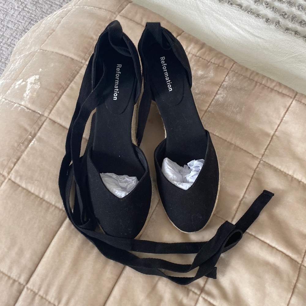 New reformation espadrilles
